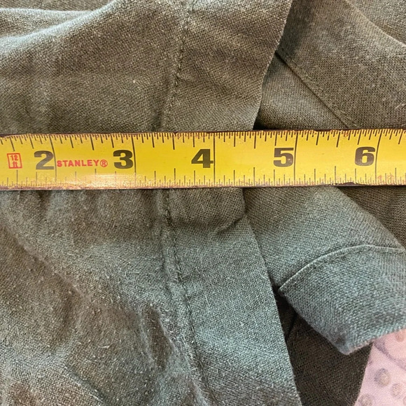 Lot of two pair, olive Linen Shorts & cotton shorts size 2x plus sizes - Picture 6 of 14